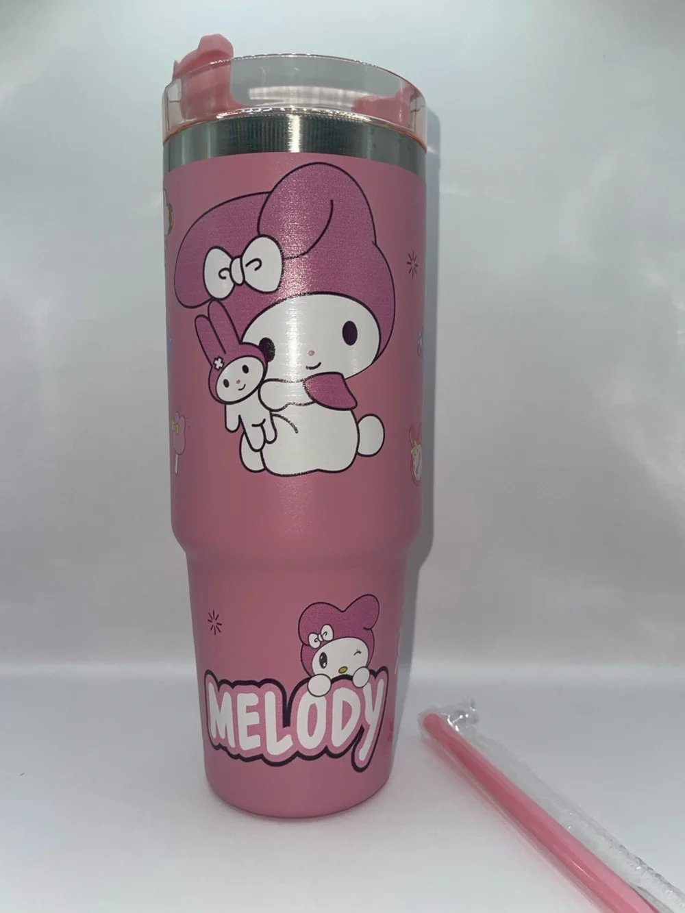 Sanrio My Melody Pink Insulated Tumbler with Straw
